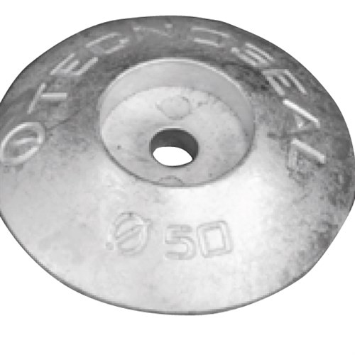 Disc anode single &Oslash;50mm in skinpack - 00100 - 00100(B)