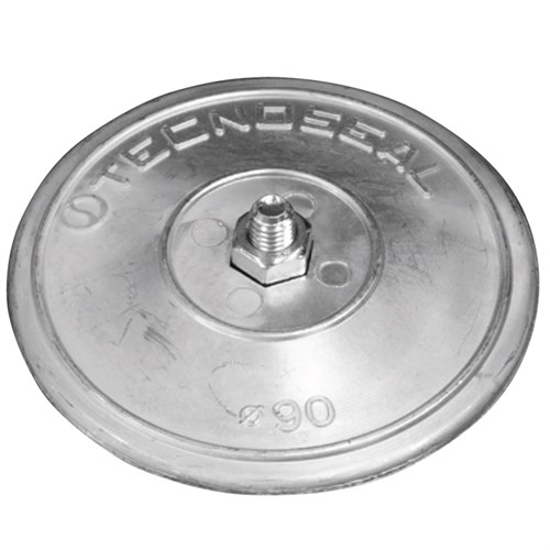 Rudder pair anodes &Oslash;90mm with hardware - 00102e - 00102E