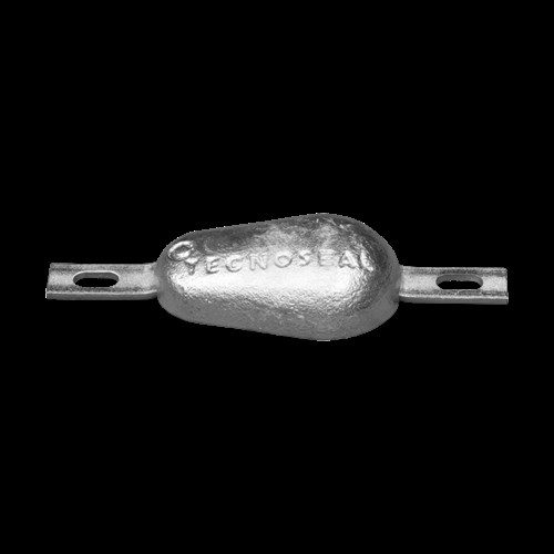 tear drop weld-on anode  0,86kg with slotted holes H.C.200 - 00351 1 - 00351-1AL