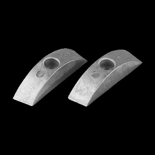 Volvo small plates folding 110,120, S-B, S-C (sold in pairs) - 00710f - 00710
