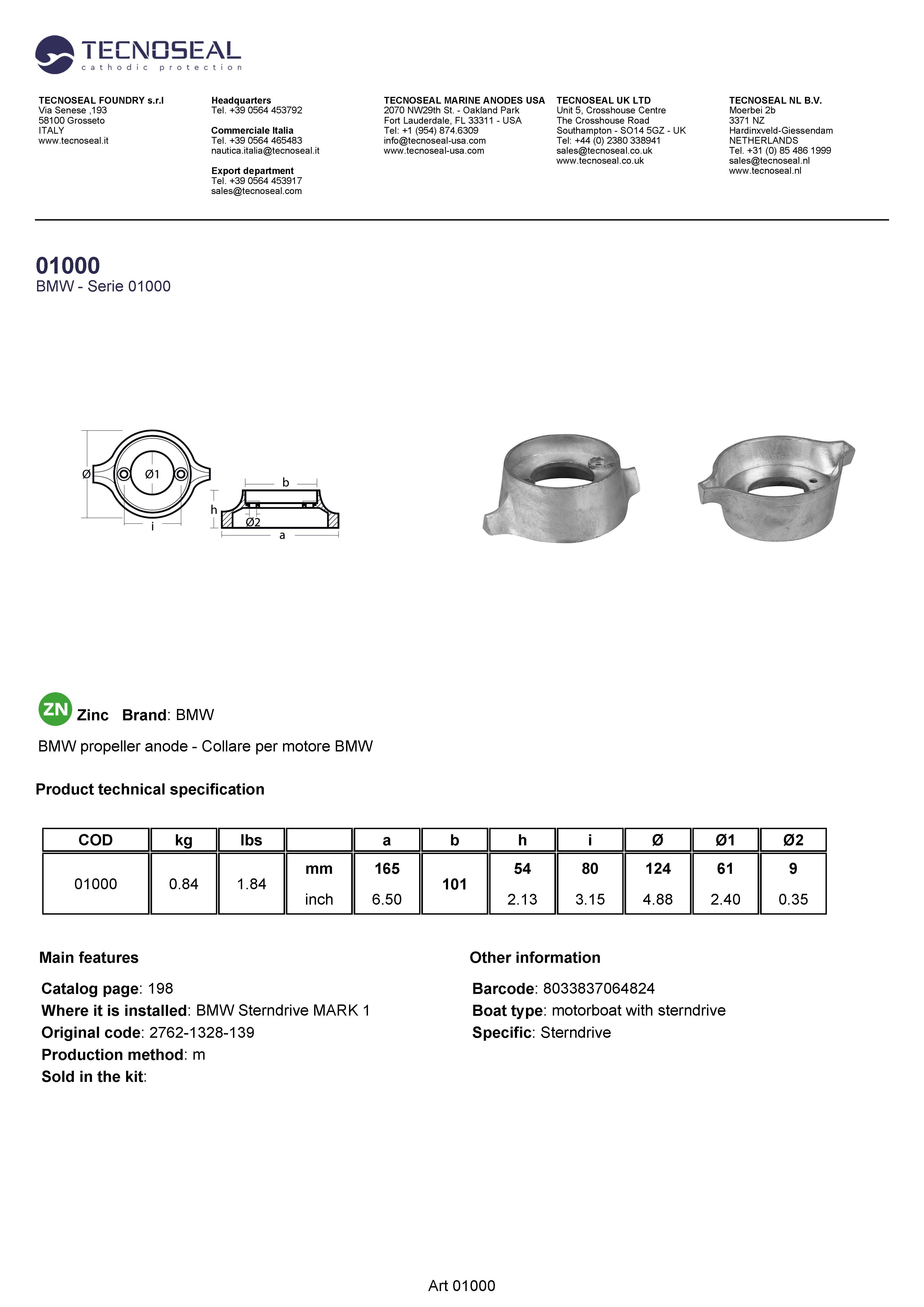 BMW collar for BMw Mark 1 - 01000 - 01000