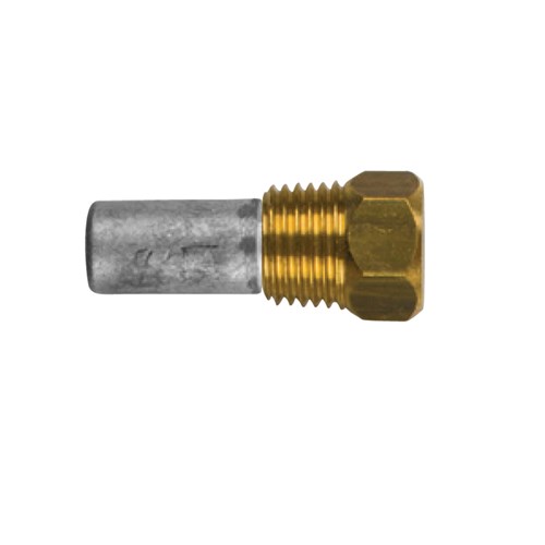 Ford pencil anode &Oslash; 10 L.18 complete  plug th.1/4'' bspt - 02070t - 02070T