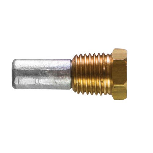 Beta marine pencil anode &Oslash; 9,5 L.20  plug th. 1/4''bspt - 02800t - 02800T