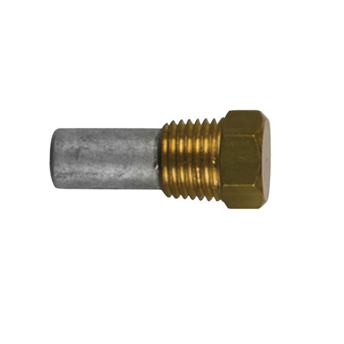 Onan pencil anode zinc only &Oslash; 13 L.26  plug th. 3/8'' Bspt - 06002t - 02031T