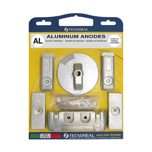 Mercury kit Verado 6 in Alluminium with hardware - Kitverado6al - KITVERADO6/AL