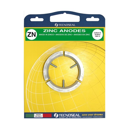 Volvo kit 3 blades saildrive in zinc  with hardware - Kitvolvoelica3pale - KITVOLVOELICA3PALE