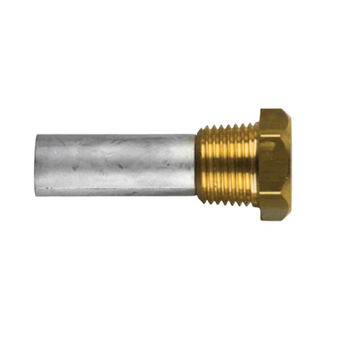 Pencil complete anode  &Oslash;5/8'' L=1-1/2'' thread=1/2''NPT - Tec e2c - TEC-E2C