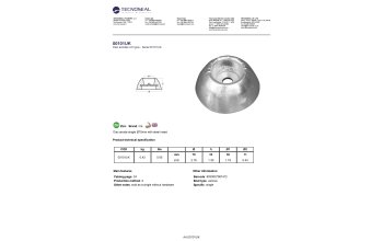 Disc anode single &Oslash;70mm with steel insert - 00101uk 1 - 00101UK