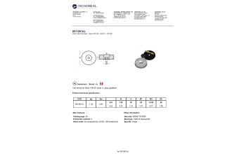 Disc anode for Stern 140*30 compl. w. plug, pad&bolt - 00130cal - 00130CAL