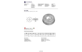 Disc anode for Stern 140*35mm - 00131mg - 00131MG