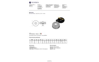 Disc anode for Stern 125*38 compl. w. plug, pad&bolt - 00141al - 00141AL