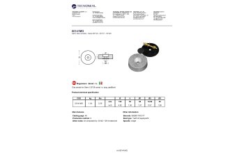 Disc anode for Stern 125*38 compl. w. plug, pad&bolt - 00141mg 1 - 00141MG