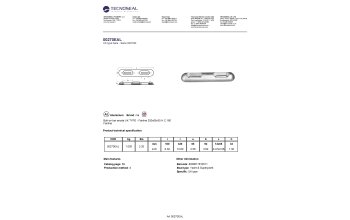 Bolt-on bar anode UK TYPE - Fairline 320x65x35 H.C.160 - 00270eal - 00270EAL