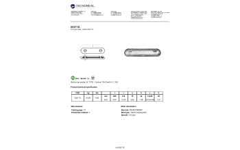 Bolt-on bar anode UK TYPE - Fairline 310x75x40 H.C. 205 - 00271e 1 - 00271EAL