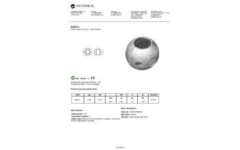 Shaft anode Light type &Oslash;  22mm - 7/8' - 00501l 1 - 00501L