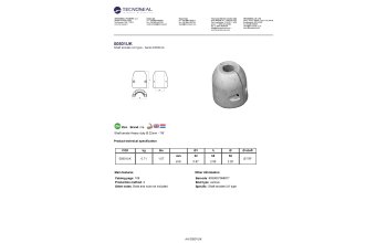 Shaft anode Heavy duty  &Oslash; 22mm - 7/8' - 00501uk - 00501UK