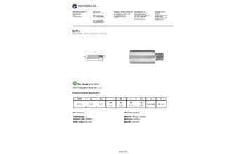 Volvo Penta pencil anode &Oslash;15 L.30 - 00714 4 - 00714
