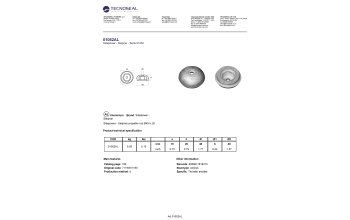 Sidepower - Sleipner propeller nut &Oslash;45 H.20 - 01052al - 01052AL